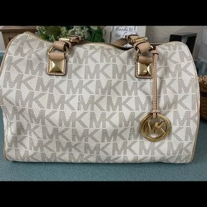 Michael Kors Vanilla Grayson original satchel